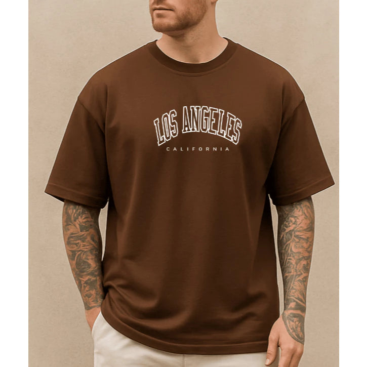 Camiseta Oversized Masculina Los Angeles