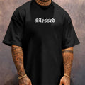 Camiseta Oversized Streetwear Blessed
