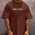 Camiseta Oversized Streetwear God's Plan